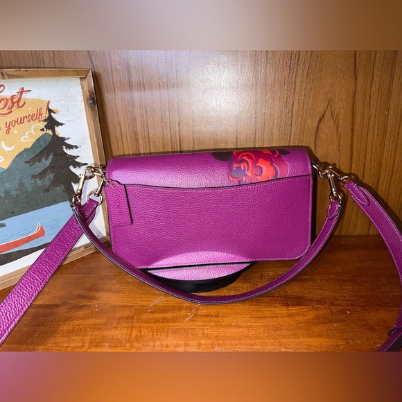 COACH Morgan Shoulder Bag With Jumbo Floral Print - Picture 5 of 12